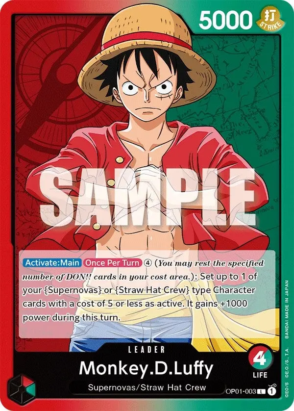 Monkey.D.Luffy (003) (Op01-003) (Op01) 1