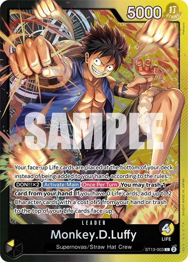 Monkey.D.Luffy (003) (St13-003) (St-13) 1