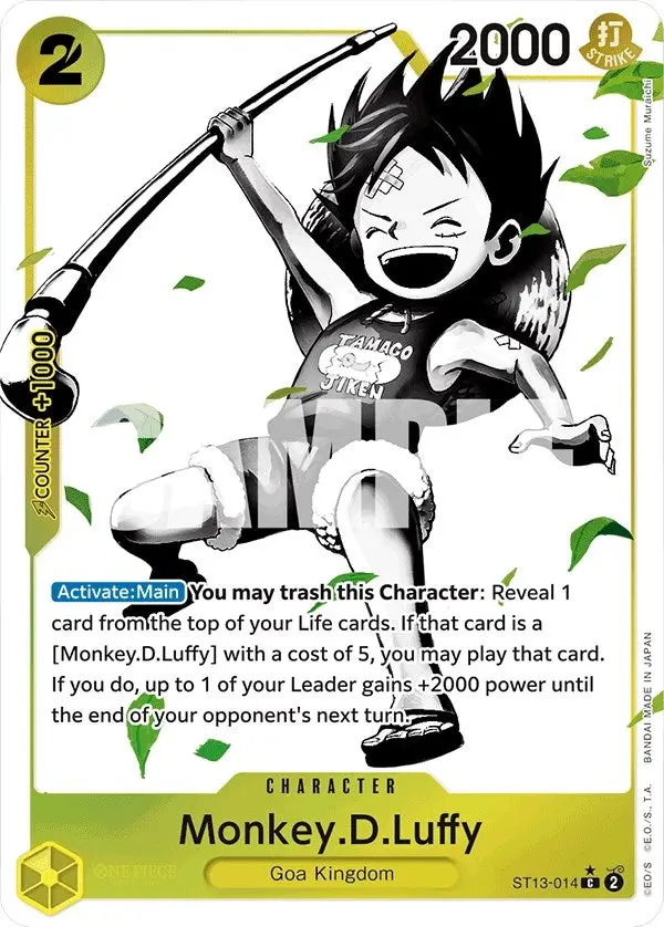 Monkey.D.Luffy (014) (Parallel) (St13-014) (St-13) 1