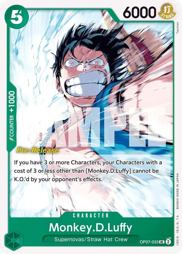 Monkey.D.Luffy (033) (Op07-033) (Op07 Pre) 1
