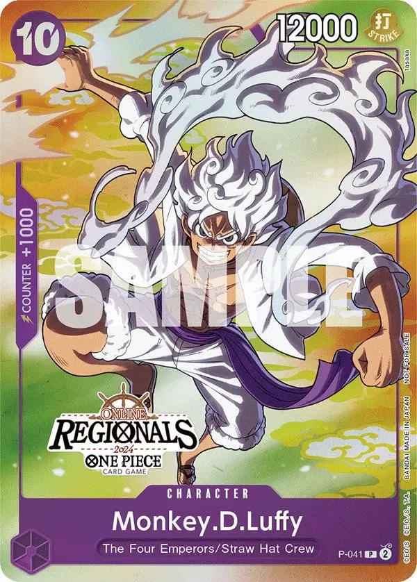 Monkey.D.Luffy (041) (Online Regional 2024 Vol. 2) [Participant] (P-041) (Op-Pr) 1