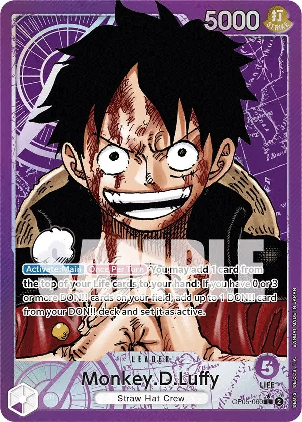 Monkey.D.Luffy (060) (Alternate Art) (Op05-060) (Op05) 1