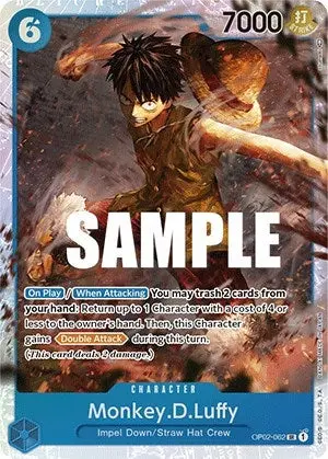 Monkey.D.Luffy (062) (Op02-062) (Op02) 1