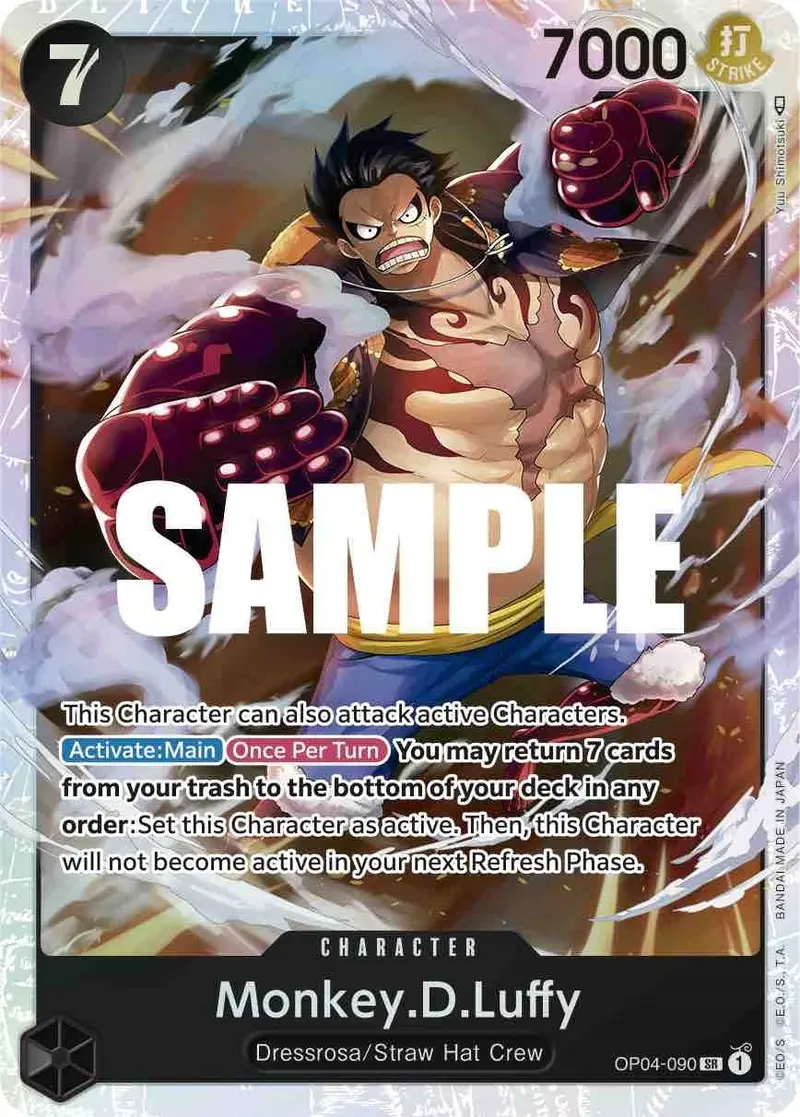 Monkey.D.Luffy (090) (Op04-090) (Op04) 1