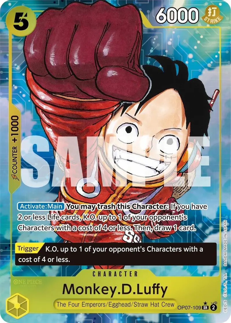 Monkey.D.Luffy (109) (Parallel) (Op07-109) (Op07) 1