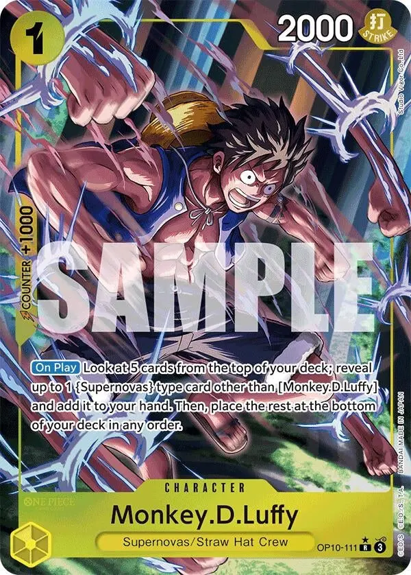 Monkey.D.Luffy (111) (Parallel) (Op10-111) (Op10) 1