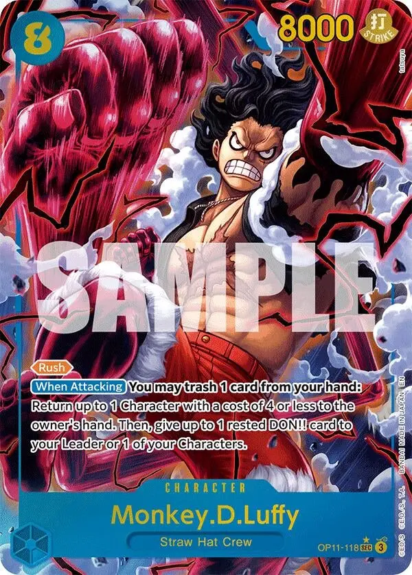 Monkey.D.Luffy (118) (Alternate Art) (Op11-118) (Op11) 1