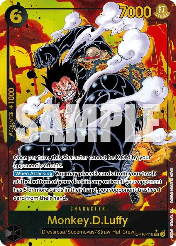 Monkey.D.Luffy (118) (Parallel) (Op10-118) (Op10) 1