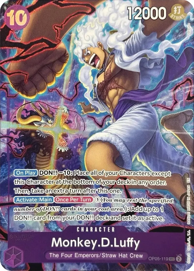 Monkey.D.Luffy (119) (English Version 2Nd Anniversary Set) (Op05-119) (Op-Pr) 1