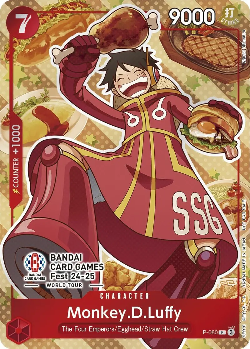Monkey.D.Luffy (Bandai Card Games Fest 24-25) (P-080) (Op-Pr) 1