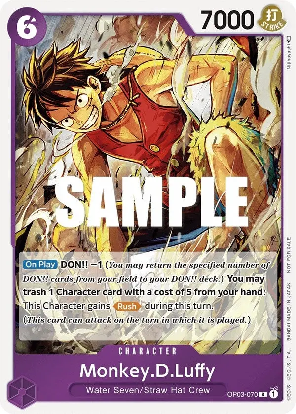 Monkey.D.Luffy (Dash Pack) (Op03-070) (Op04) 1