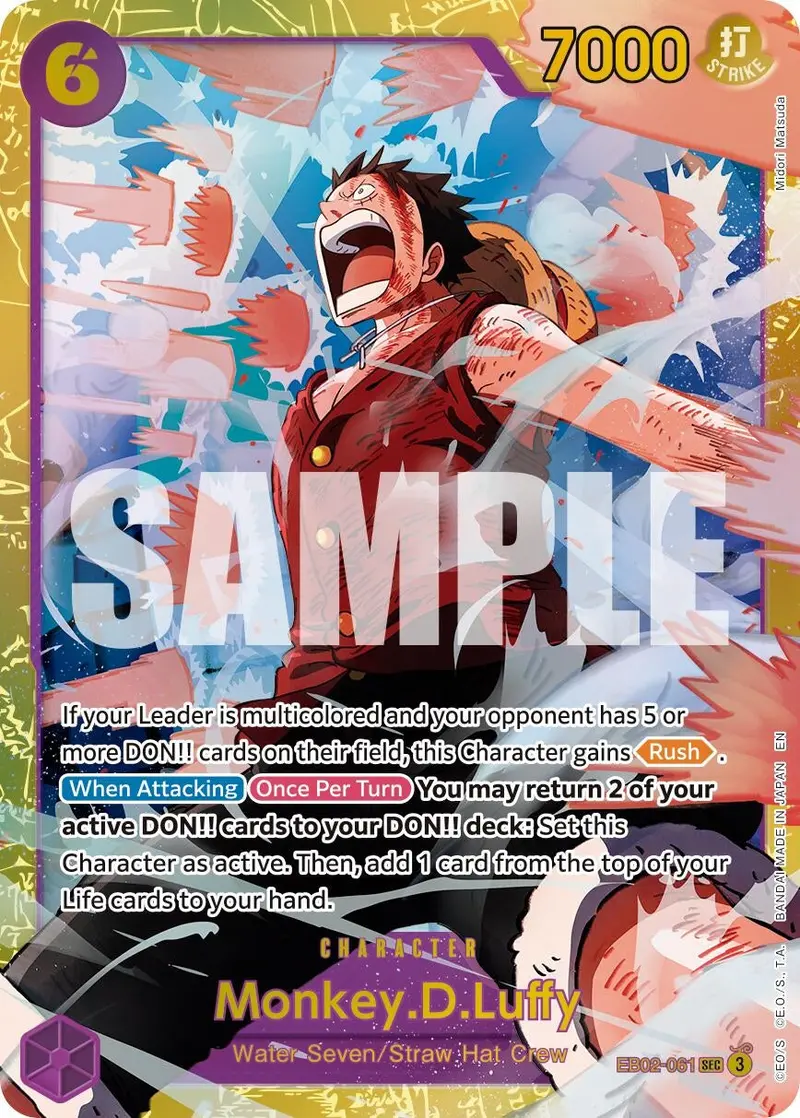 Monkey.D.Luffy - Eb02-061 (Reprint) (Eb02-061) (Prb-02) 1