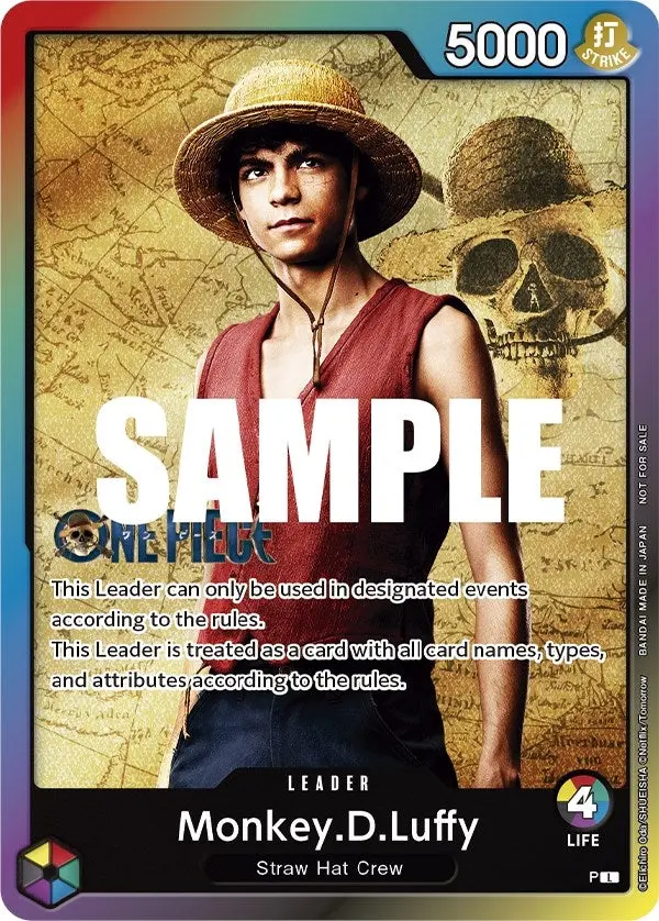 Monkey.D.Luffy (Leader Pack - Live Action) (Sealed Battle 2023 Vol. 1) (Op-Pr) 1