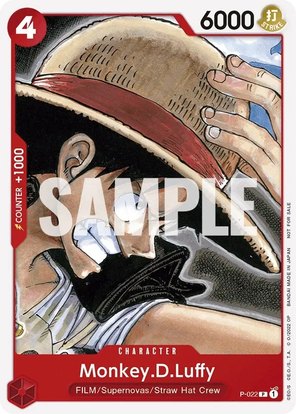 Monkey.D.Luffy (One Piece Film Red) (P-022) (Op-Pr) 1