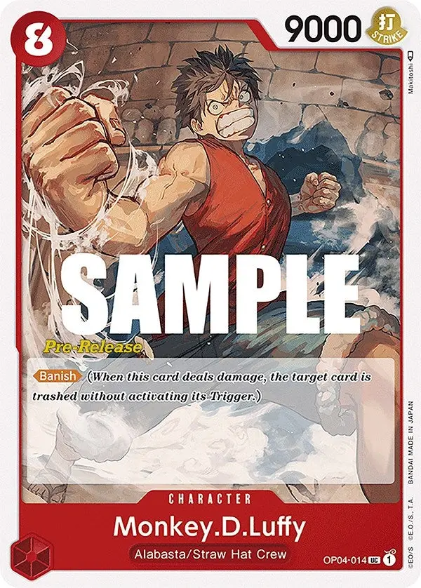 Monkey.D.Luffy (Op04-014) (Op04 Pre) 1