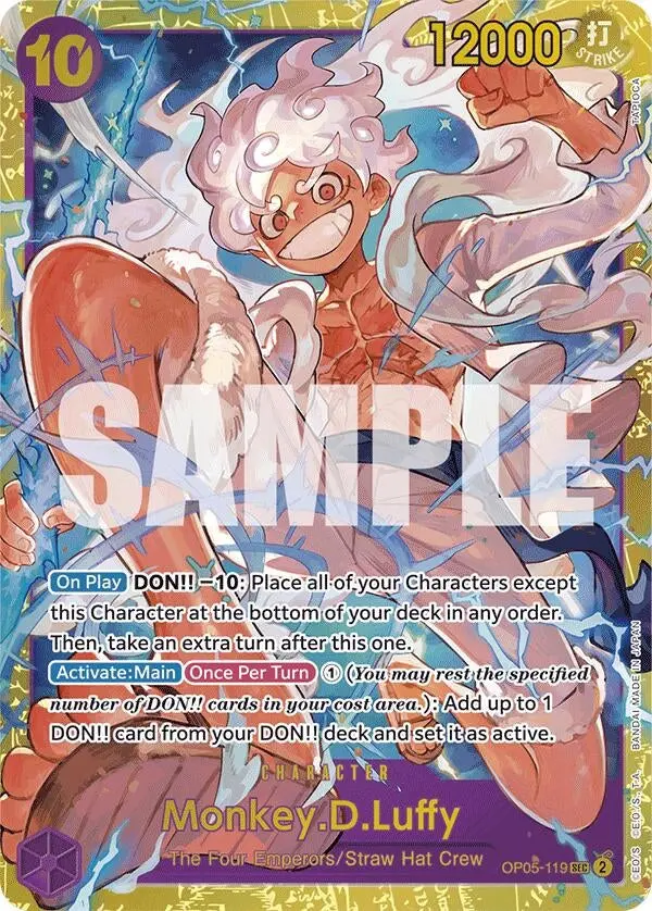 Monkey.D.Luffy (Op05-119) (Reprint) (Op05-119) (Prb-01) 1