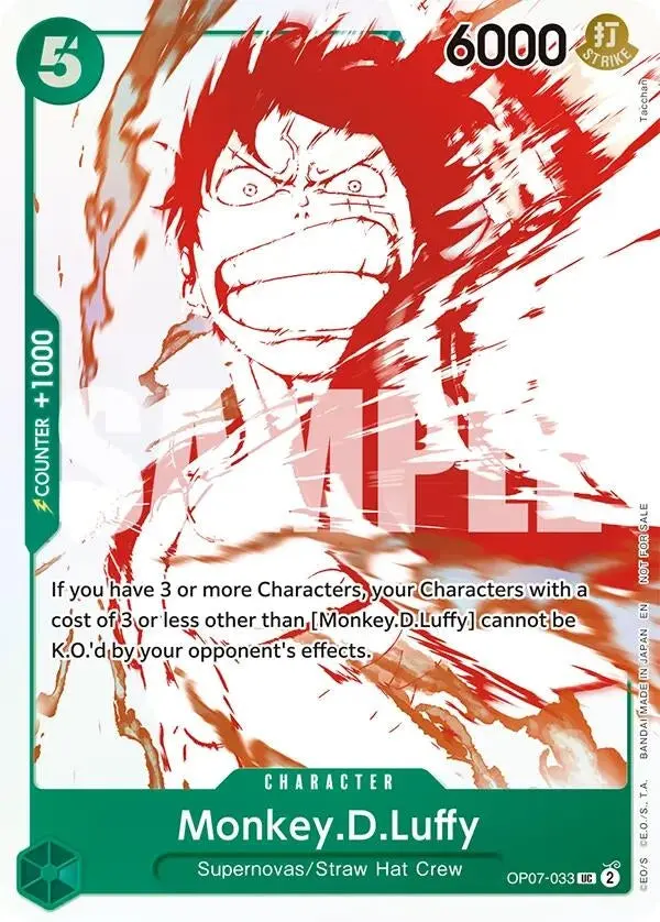 Monkey.D.Luffy - Op07-033 (3Rd Anniversary Treasure Campaign Pack) (Op07-033) (Op-Pr) 1