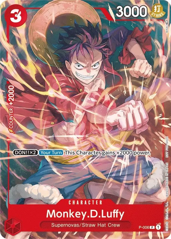 Monkey.D.Luffy - P-006 (Tournament Pack Vol. 1) (P-006) (Op-Pr) 1