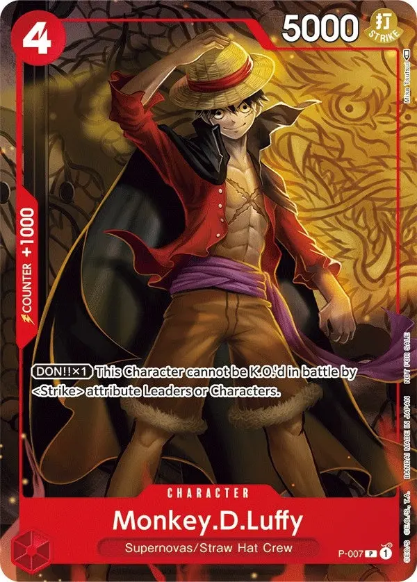 Monkey.D.Luffy - P-007 (Tournament Pack Vol. 1) (P-007) (Op-Pr) 1