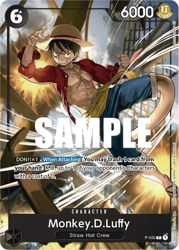 Monkey.D.Luffy (Pirates Party Vol. 3) (P-035) (Op-Pr) 1