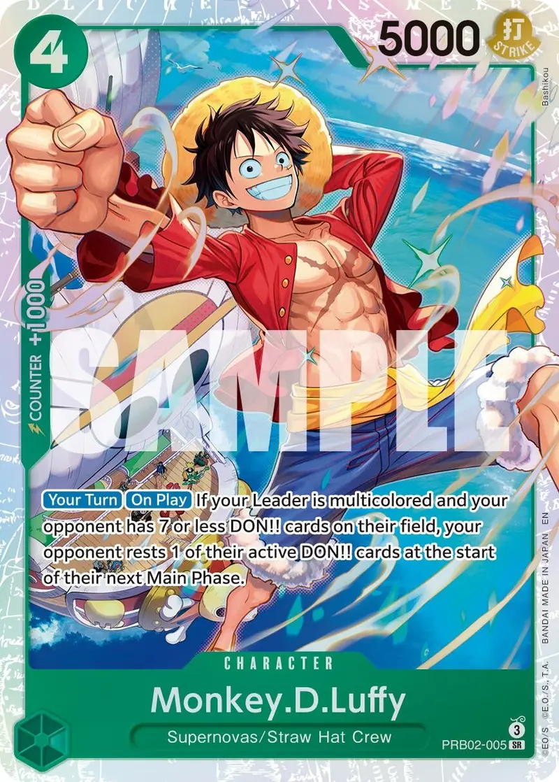 Monkey.D.Luffy - Prb02-005 (Prb02-005) (Prb-02) 1
