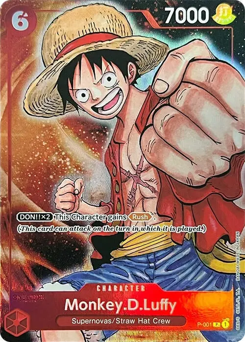 Monkey.D.Luffy (Premium Card Collection -Bandai Card Games Fest. 23-24 Edition-) (P-001) (Op-Pr) 1