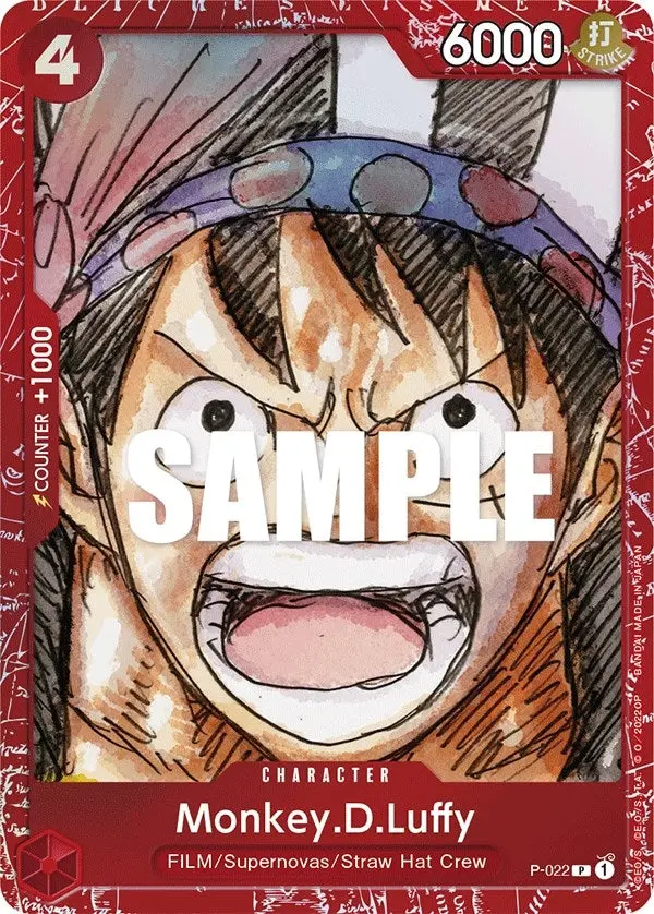 Monkey.D.Luffy (Premium Card Collection -One Piece Film Red Edition-) (P-022) (Op-Pr) 1