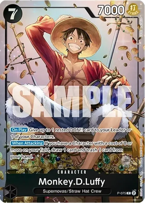 Monkey.D.Luffy (Tin Pack Set Vol. 2) (P-075) (Op-Pr) 1
