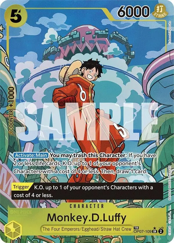 Monkey.D.Luffy (Tr) (Op07-109) (Op08) 1