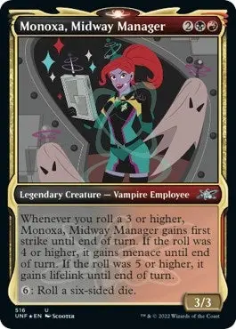 Monoxa, Midway Manager (Showcase) (Galaxy Foil) (516) (Unf) 1