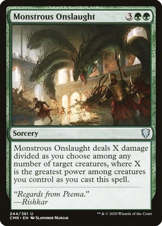 Monstrous Onslaught (244) (Cmr) 1