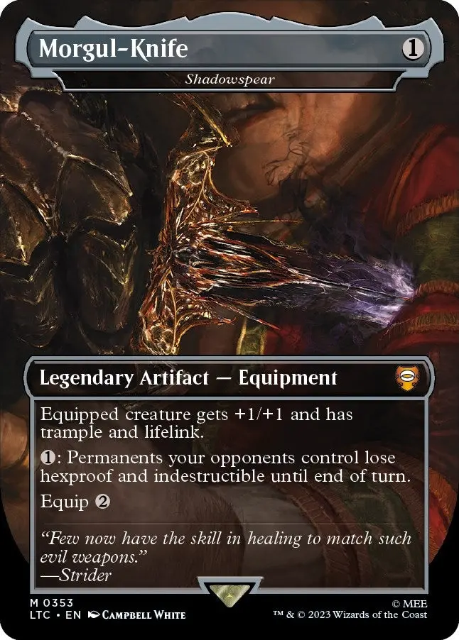 Morgul-Knife - Shadowspear (353) (Ltc) 1