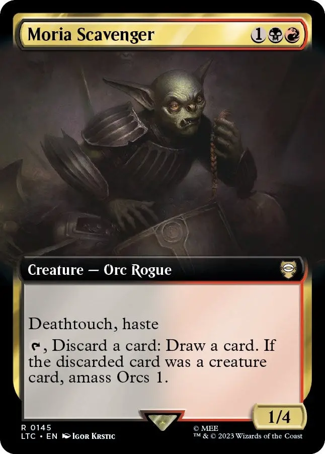 Moria Scavenger (Extended Art) (145) (Ltc) 1