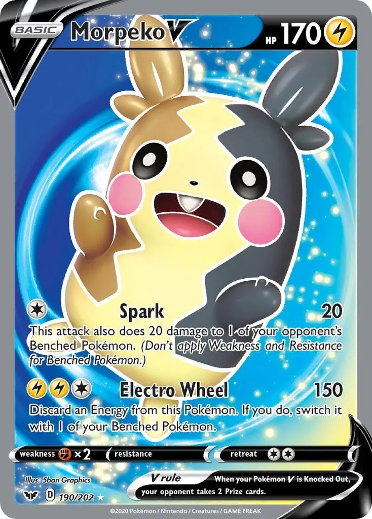 Morpeko V (Full Art) (190/202) (Swsh01) 1