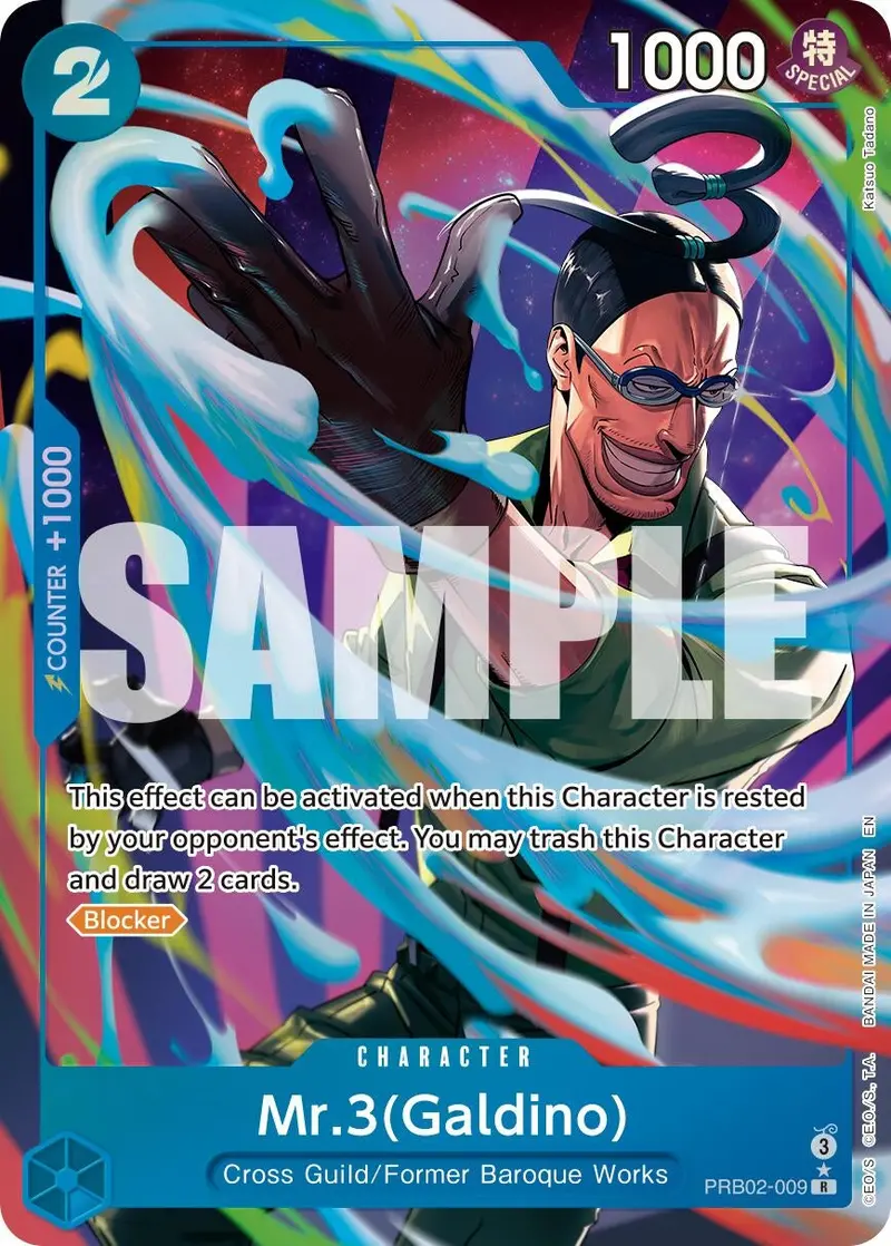 Mr.3(Galdino) - Prb02-009 (Alternate Art) (Prb02-009) (Prb-02) 1