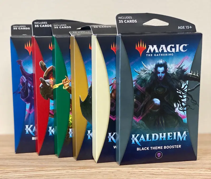 Mtg: Kaldheim All 6 Theme Booster 35-Card Packs 1
