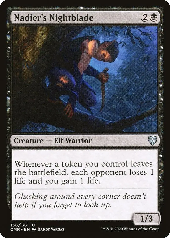 Nadier's Nightblade (136) (Cmr) 1