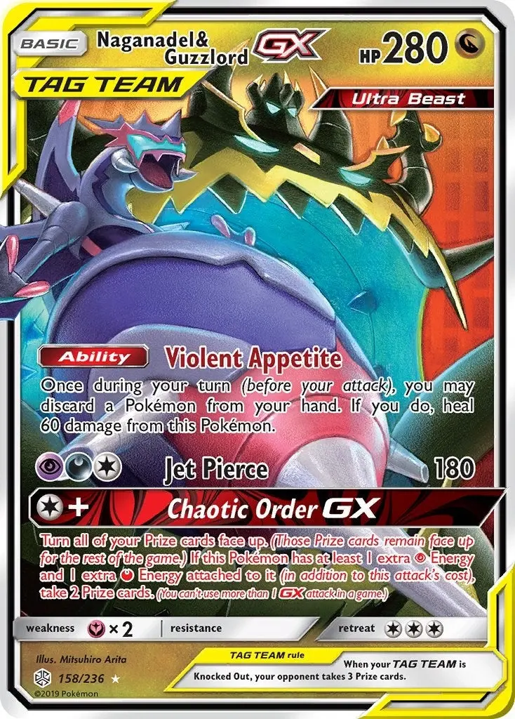 Naganadel & Guzzlord Gx (158/236) (Sm12) 1
