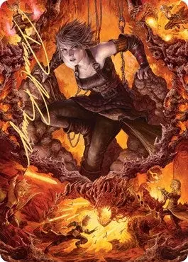 Nahiri, Heir Of The Ancients Art Card (4/81) (Gold-Stamped Signature) (4) (Asznr) 1