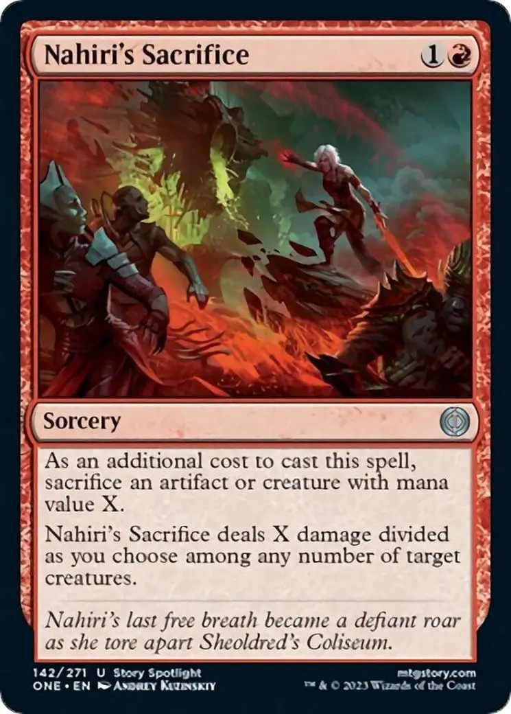 Nahiri's Sacrifice (142) (One) 1