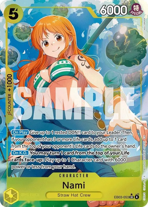 Nami (053) (Alternate Art) (Eb03-053) (Eb-03) 1