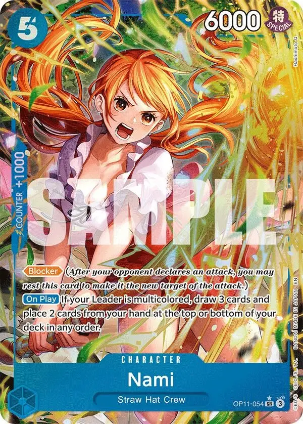 Nami (054) (Alternate Art) (Op11-054) (Op11) 1
