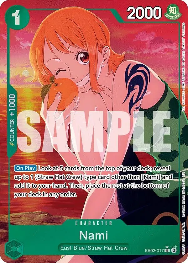 Nami (Alternate Art) (Eb02-017) (Eb-02) 1