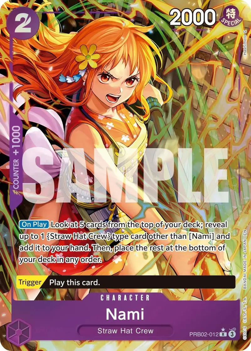 Nami (Alternate Art) (Prb02-012) (Prb-02) 1
