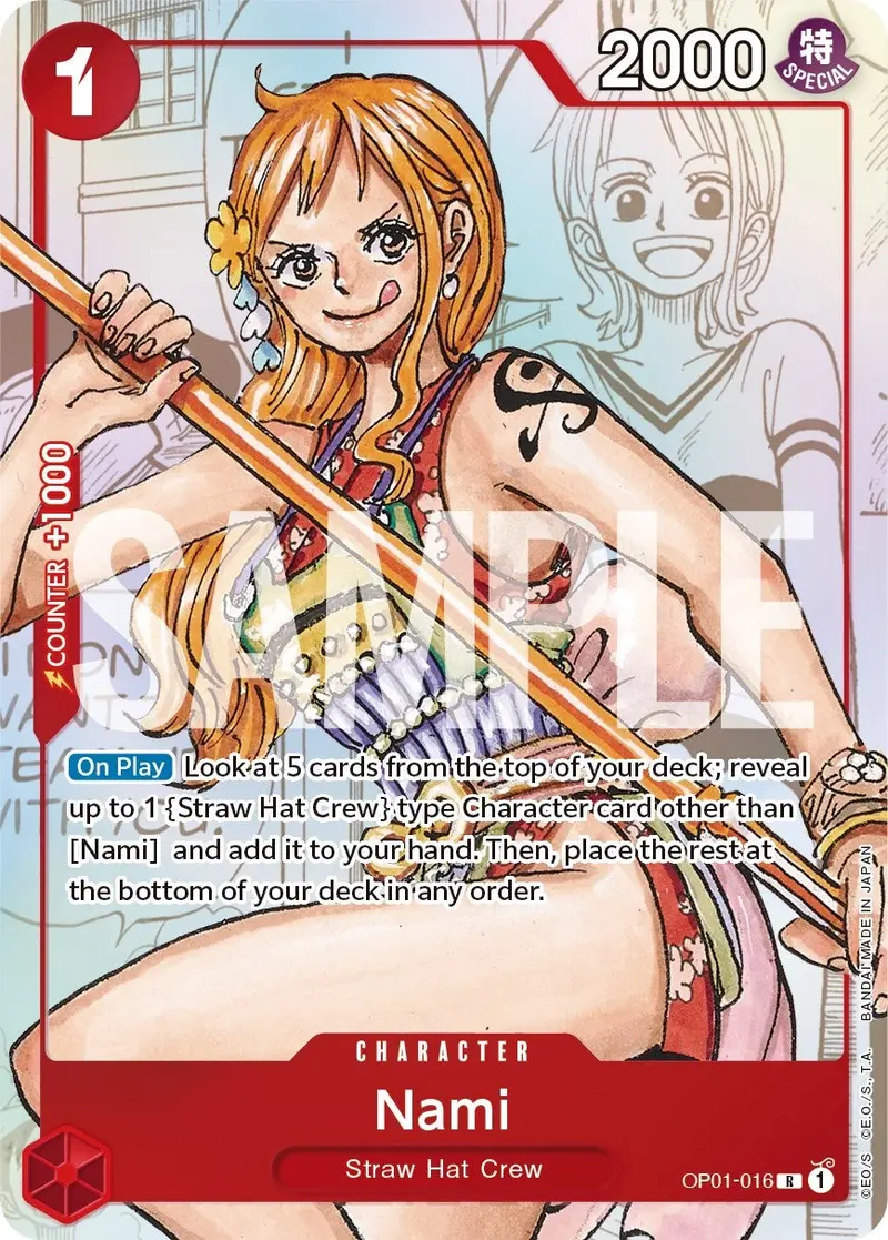 Nami - Op01-016 (Alternate Art) (Op01-016) (Op-Pr) 1