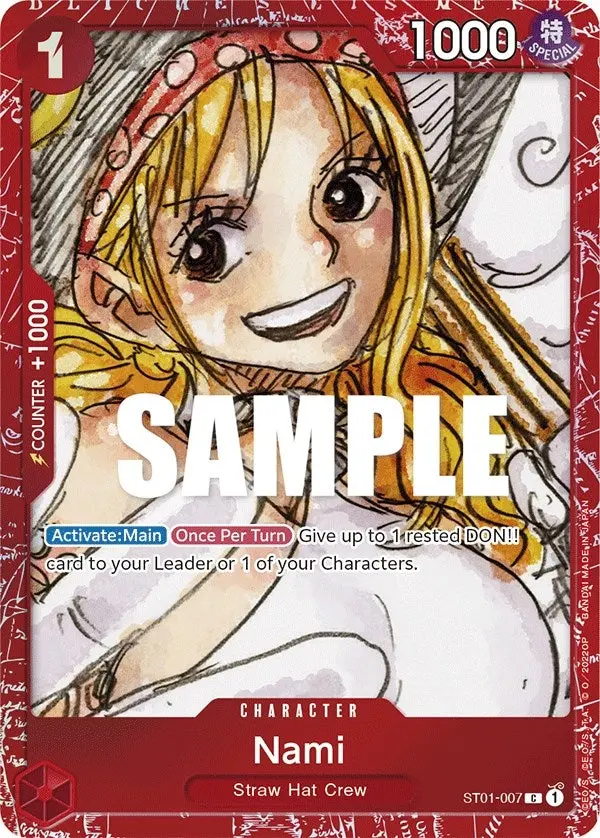 Nami (Premium Card Collection -One Piece Film Red Edition-) (St01-007) (Op-Pr) 1