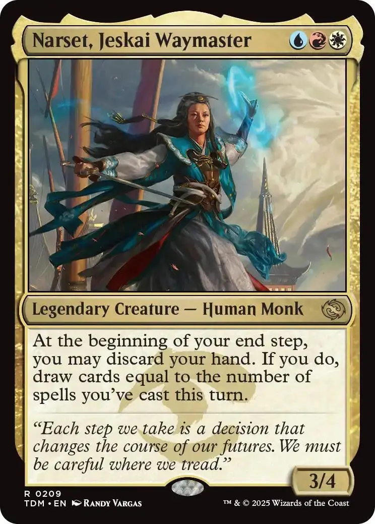 Narset, Jeskai Waymaster (209) (Tdm) 1