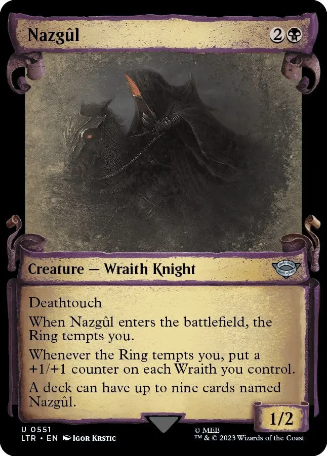 Nazgul (0551) (Showcase Scrolls) (551) (Ltr) 1