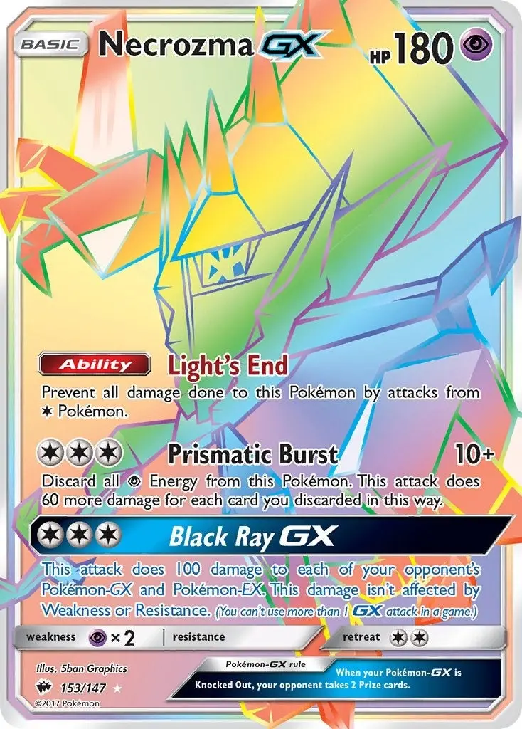 Necrozma Gx (Secret) (153/147) (Sm03) 1