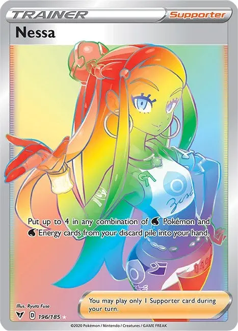 Nessa (Secret) (196/185) (Swsh04) 1